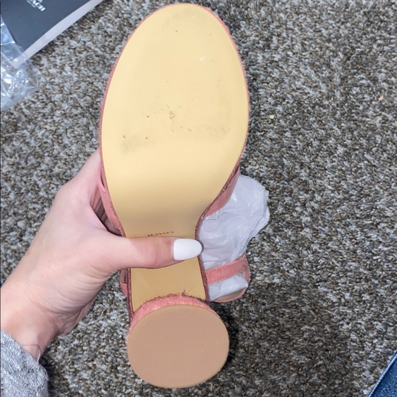 NEW in box Coach Women's Pink Platform Sandals - Picture 5 of 5